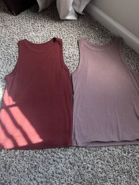 a new day Ribbed Tank Tops